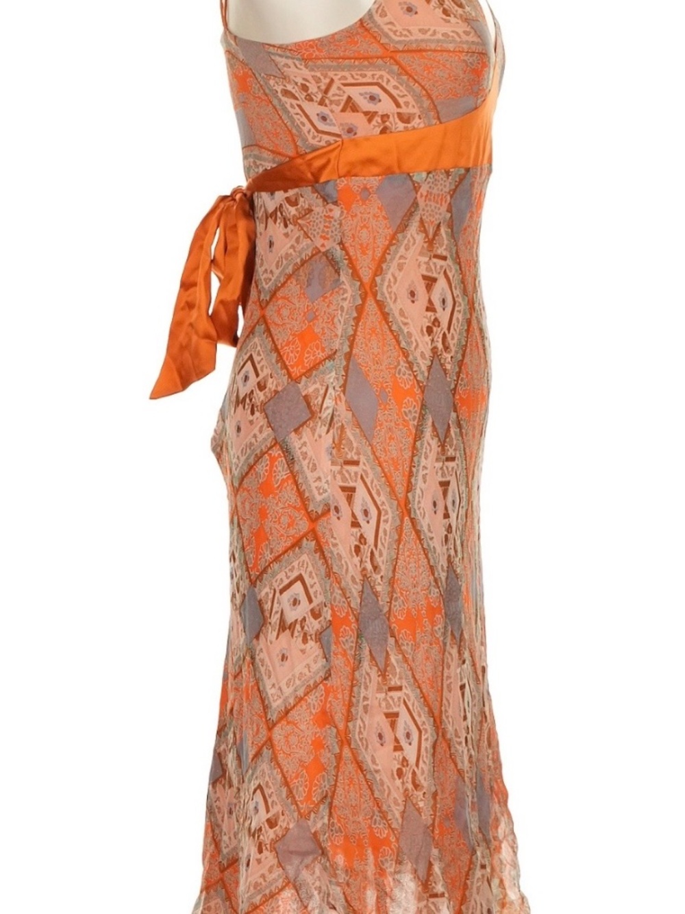 Arden B Silk Summer Dress Flowy Halter Size 2 - Picture 4 of 5